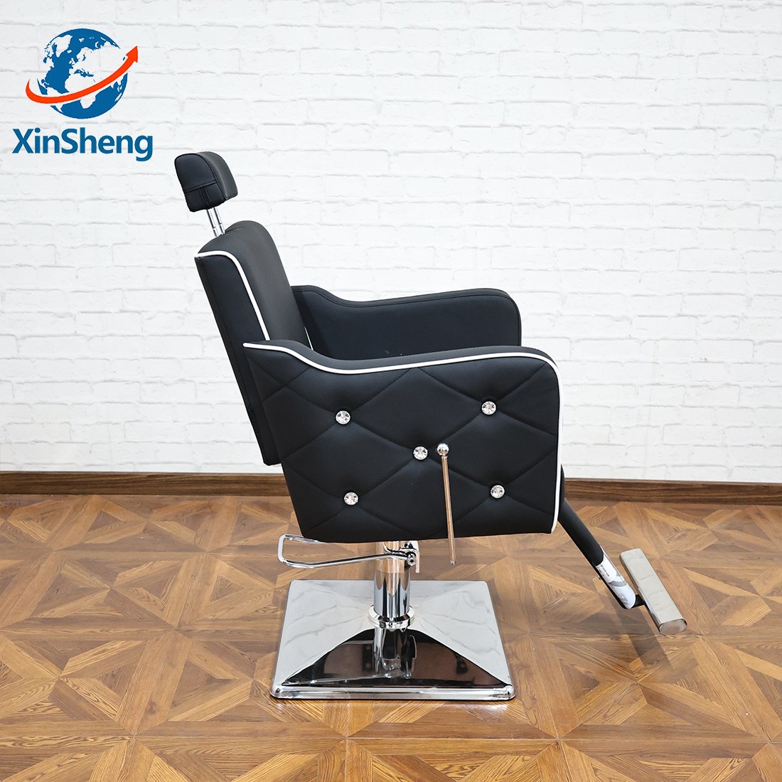 Luxury Barber Chair Custom Hairdressing Chair Hydraulic Pump Memory Foam Salon Chair Furniture