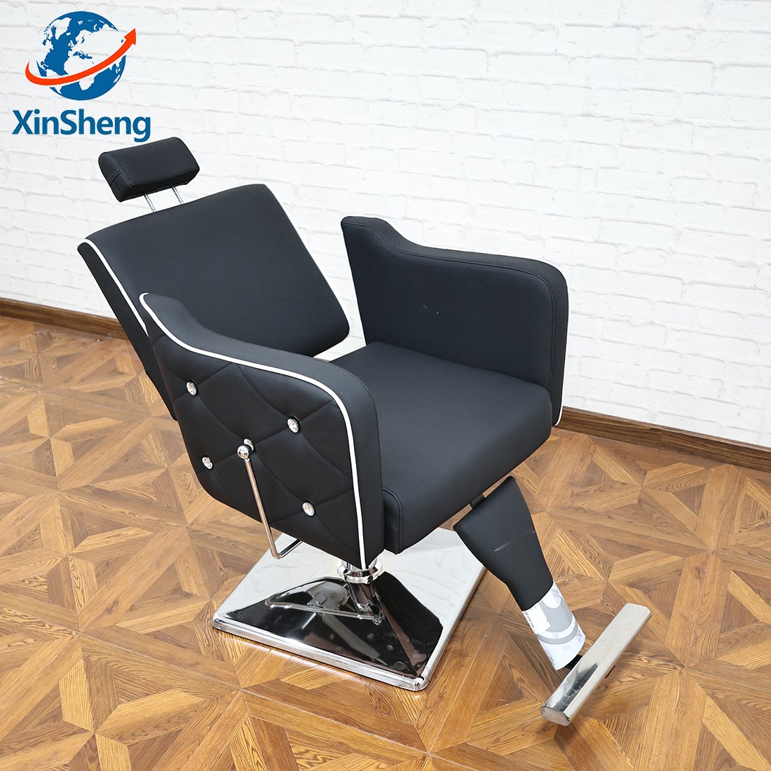 Luxury Barber Chair Custom Hairdressing Chair Hydraulic Pump Memory Foam Salon Chair Furniture
