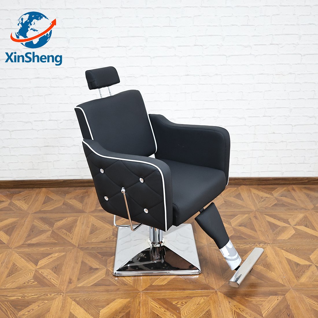 Luxury Barber Chair Custom Hairdressing Chair Hydraulic Pump Memory Foam Salon Chair Furniture