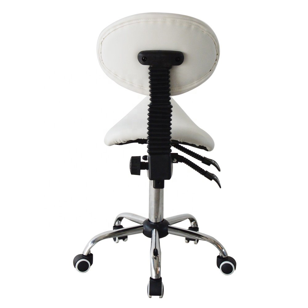 Medical Hospital adjustable dental Barber recliner backrest Saddle Chair Leather stool