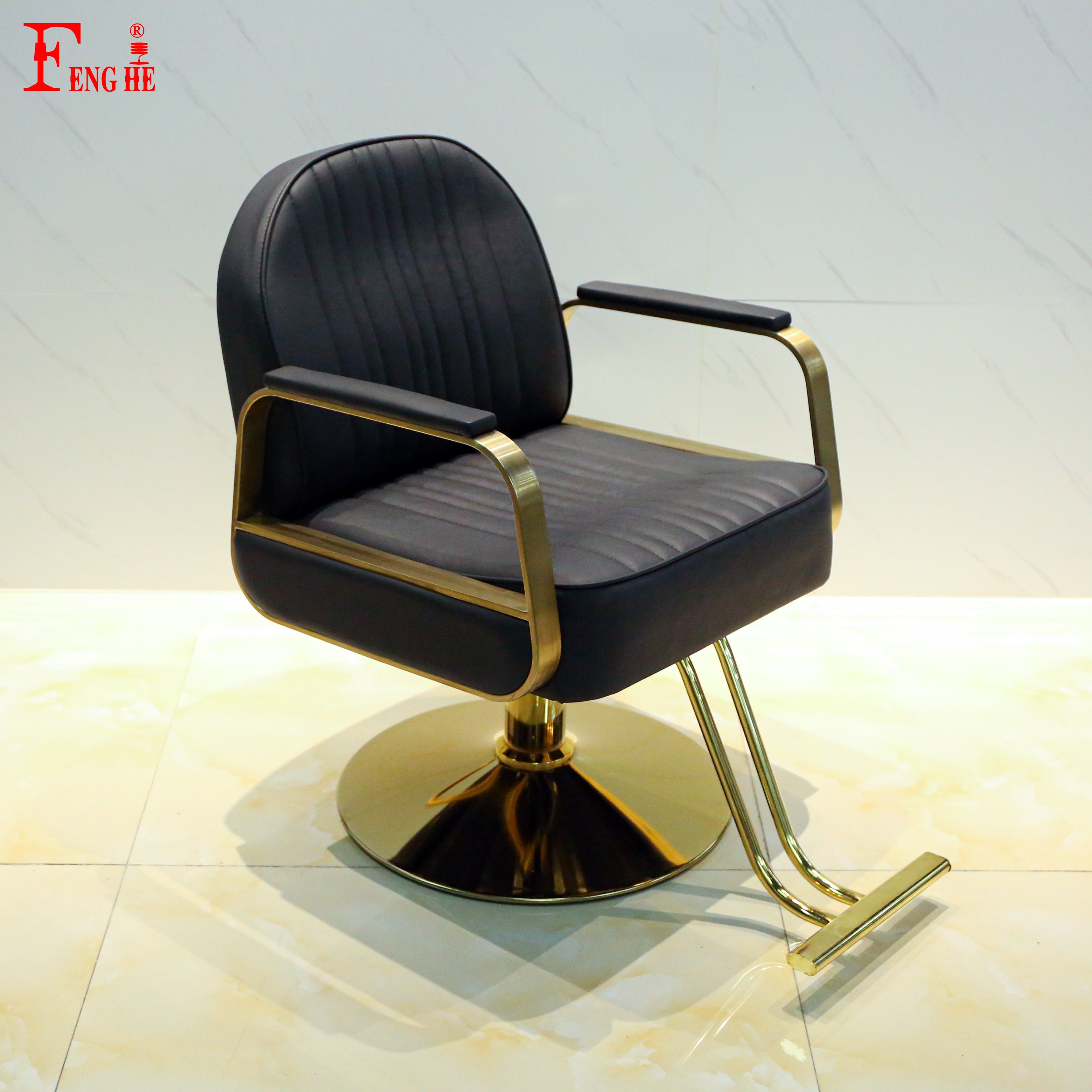 Wholesale Custom salon furniture beauty shop pink hair salon barber chair