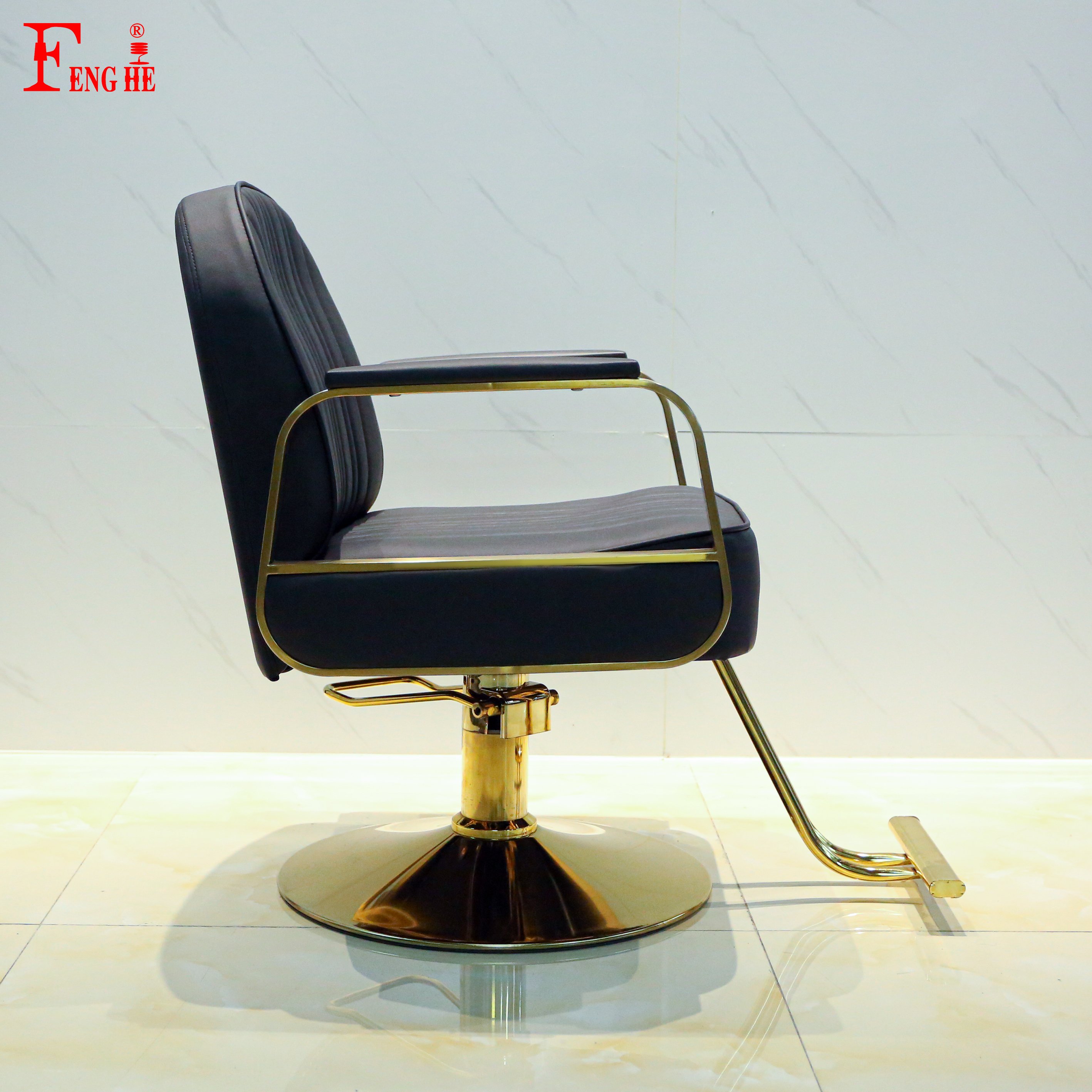 Wholesale Custom salon furniture beauty shop pink hair salon barber chair