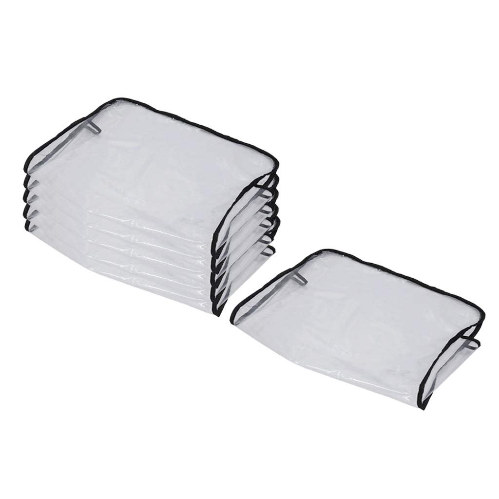 Waterproof Beauty Salon Chair Back Covers Protector Hairdresser Styling Chair PVC Backrest Cover