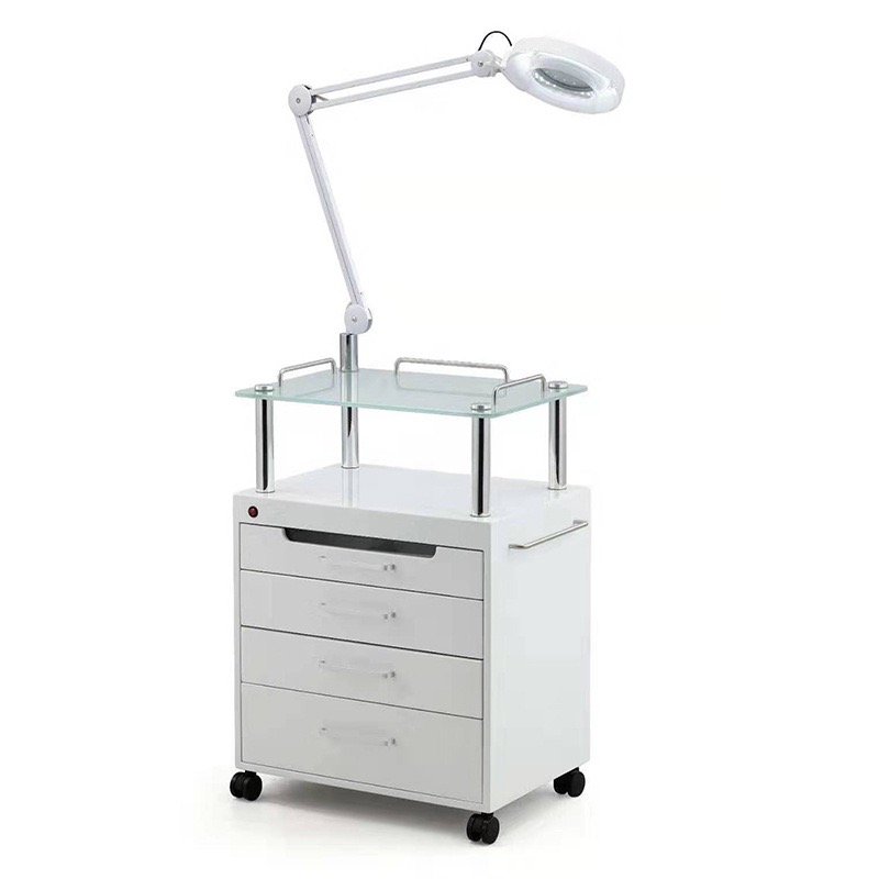 Beauty Salon Furniture salon trolley Medical beauty bed trolley with LED lights for the clinic