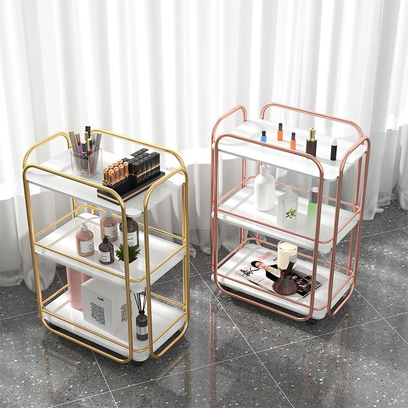 Salon Hair Salon Trolley Cart Barber Shop Trolley Cart Salon Multifunction Hairdresser Tool Trolley Cart