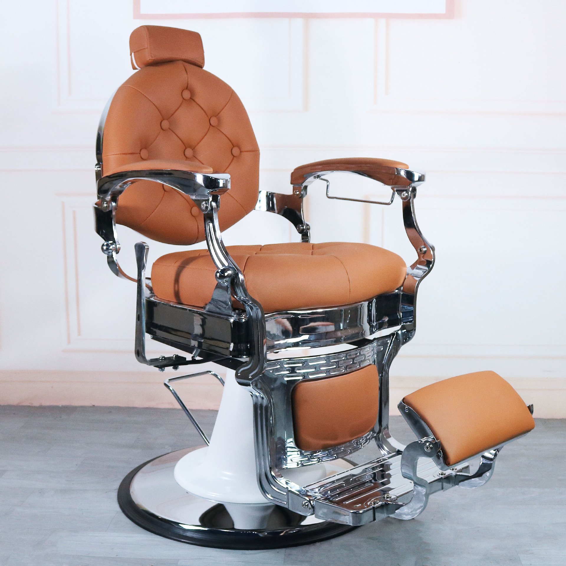 Professional Hairdressing Reclining Salon Furniture Beauty Salon Vintage Barber Chair