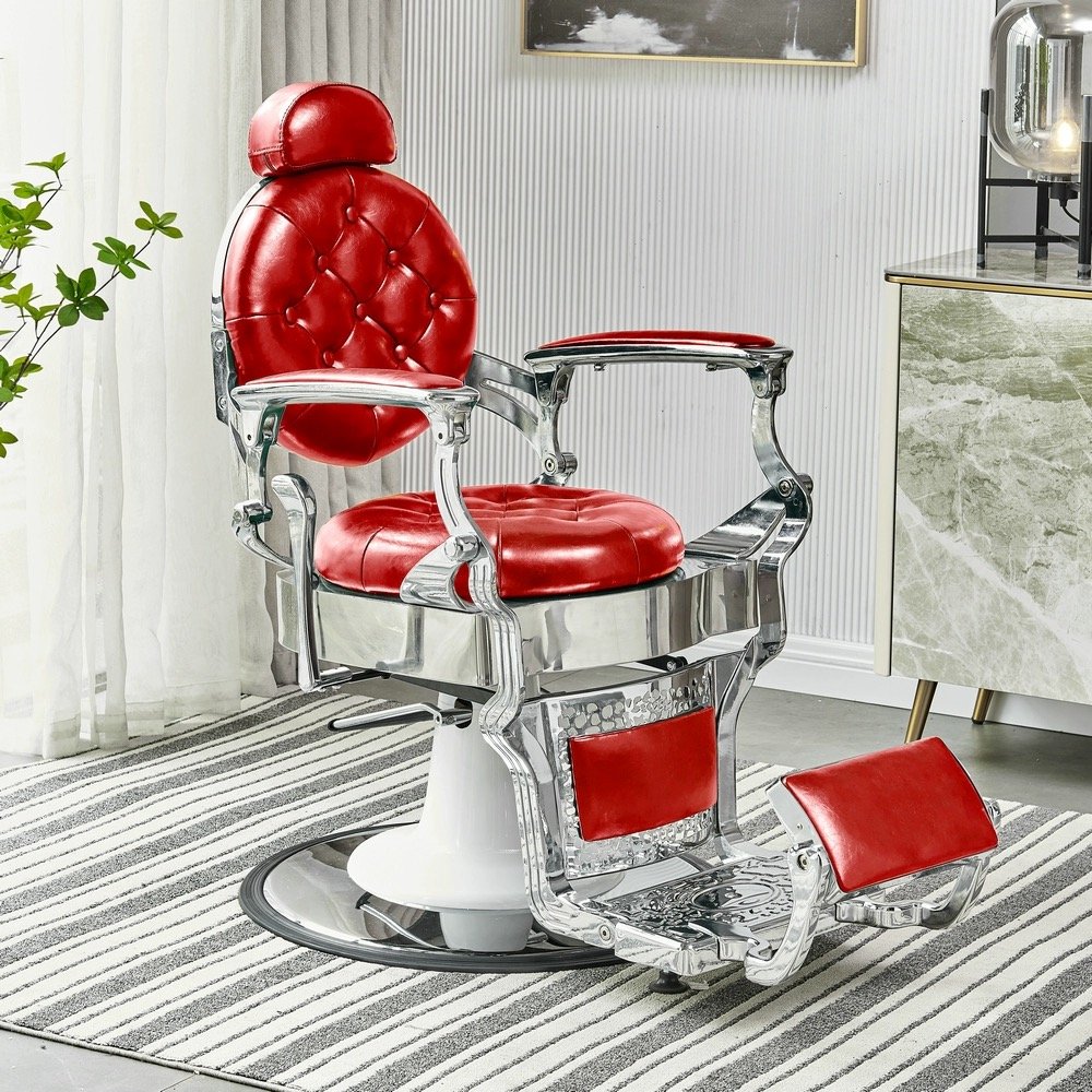 2024 new Salon equipment Leather barbershop Beauty adjustable Hair Salon Beauty Barber Chair