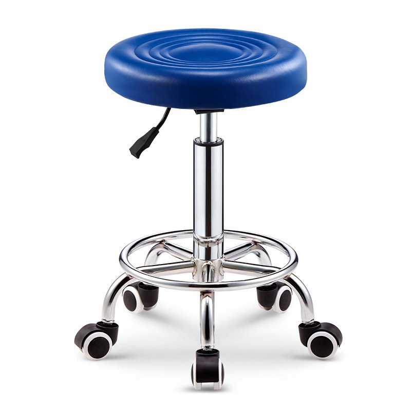 Beauty Salon Equipment Hairdressing Funiture Adjustable Hydraulic Barber Rolling Stool Beauty Chair For Hair Cut