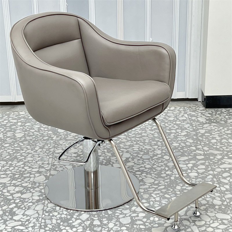 Honggang's new small leisure barber chair can be customized in different colors and light luxury styles