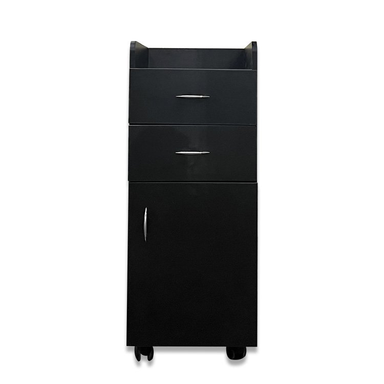 Modern Metal Frame Hair layer cart Beauty Salon cart Trolley With Dryer Holders