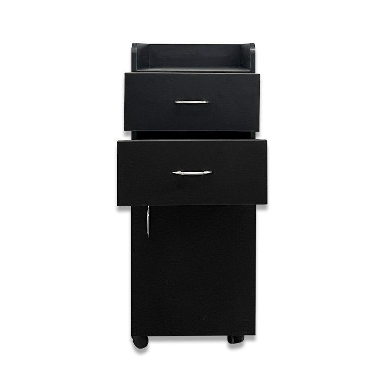 Modern Metal Frame Hair layer cart Beauty Salon cart Trolley With Dryer Holders