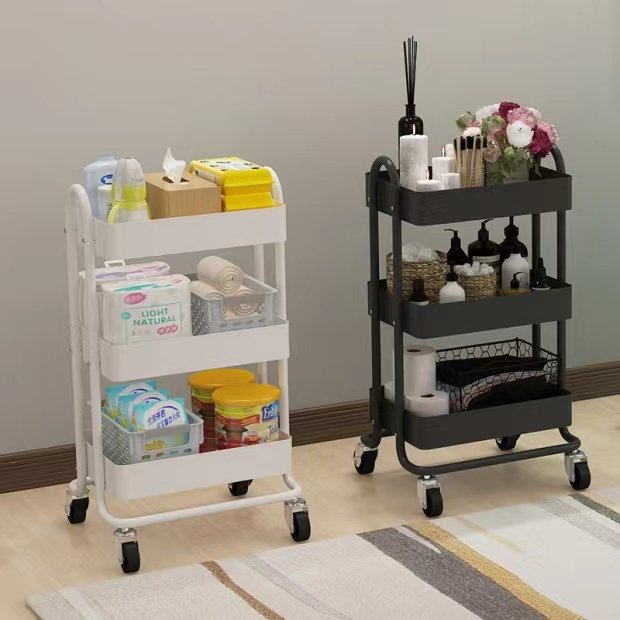 Wallybeauty Luxury Beauty SPA Furniture 3-tier Trolley