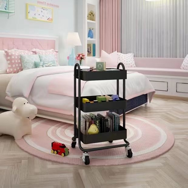 Wallybeauty Luxury Beauty SPA Furniture 3-tier Trolley