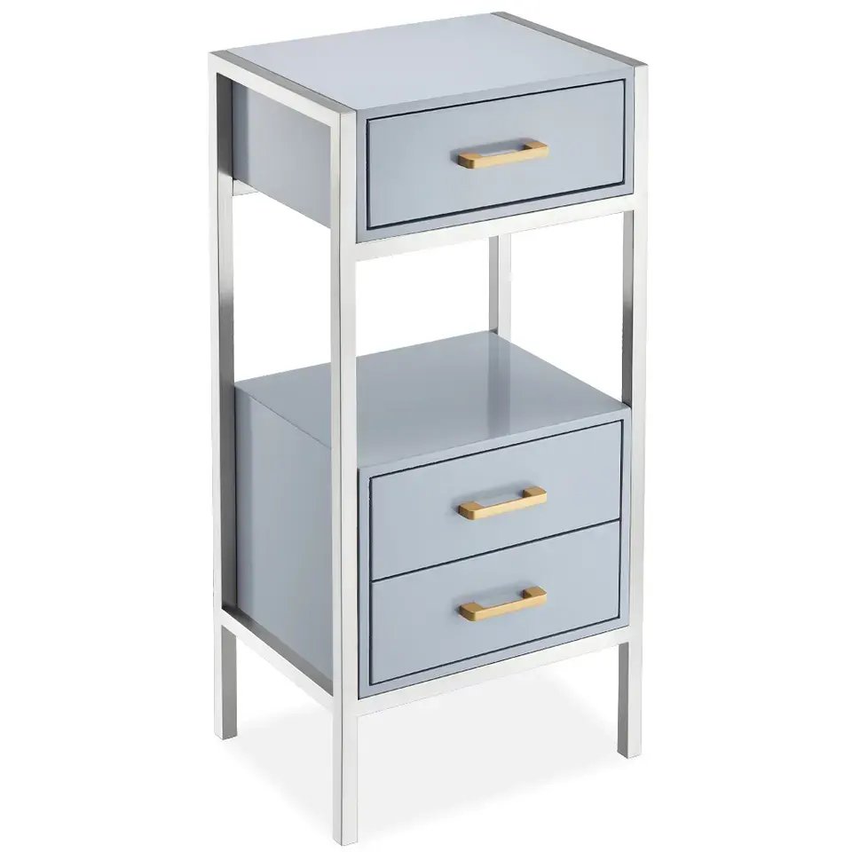 Luxury White Hair Salon Trolley Cart Stainless Steel Beauty Barber Trolley Drawers Trolley Hairdressing Shop Stool Furniture
