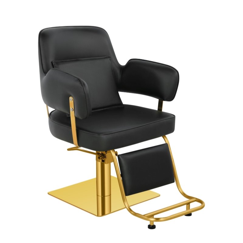 PU leather salon furniture anti-fatigue floor mat chair for hairdressing pink salon barber shop chair