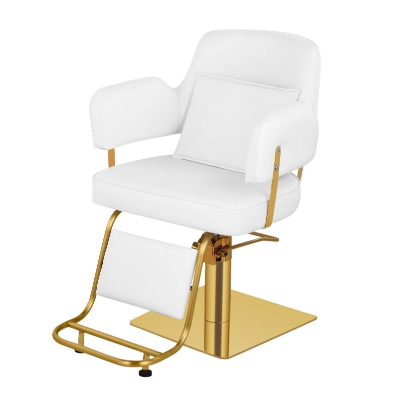 PU leather salon furniture anti-fatigue floor mat chair for hairdressing pink salon barber shop chair