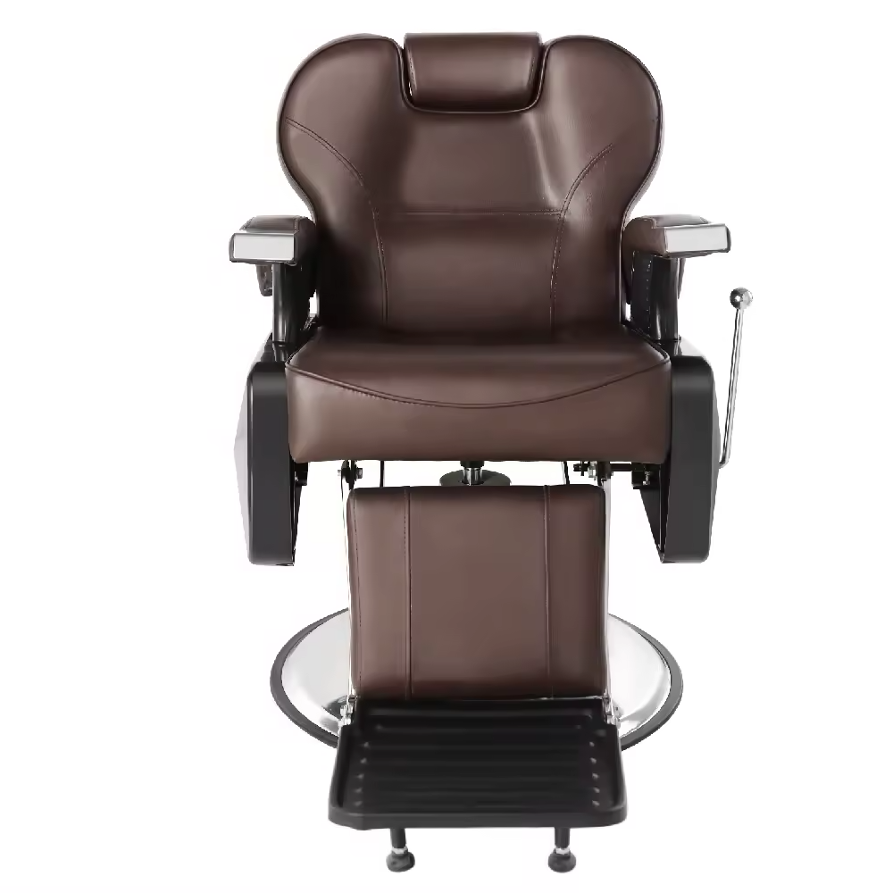 Modern Design Reclining Hydraulic Hair Cutting Chair for Salon Styling Comfortable Barber Chair Set for Beauty Salon Furniture