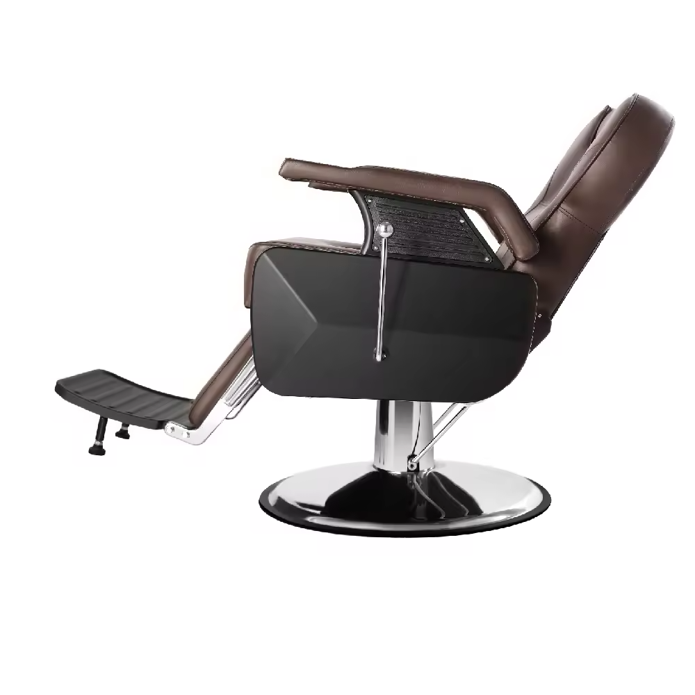 Modern Design Reclining Hydraulic Hair Cutting Chair for Salon Styling Comfortable Barber Chair Set for Beauty Salon Furniture