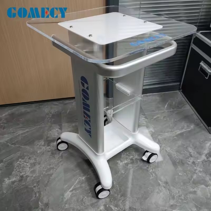 360 Degree Rotatory Wheels new product 2024 cart table for diode laser laser use trolley laser body slimming lipolysis