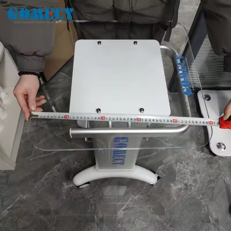 360 Degree Rotatory Wheels new product 2024 cart table for diode laser laser use trolley laser body slimming lipolysis