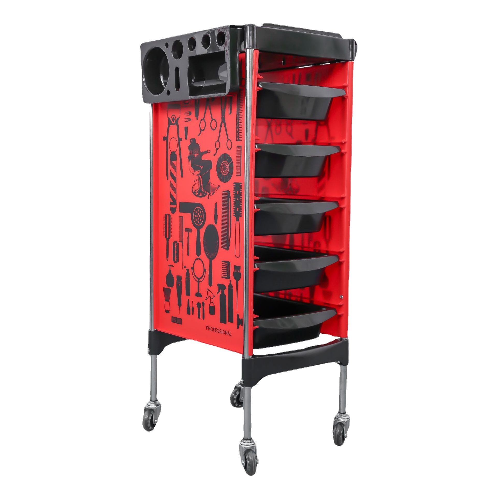 Professional hair salon equipment hairdressing barber cart salon trolley