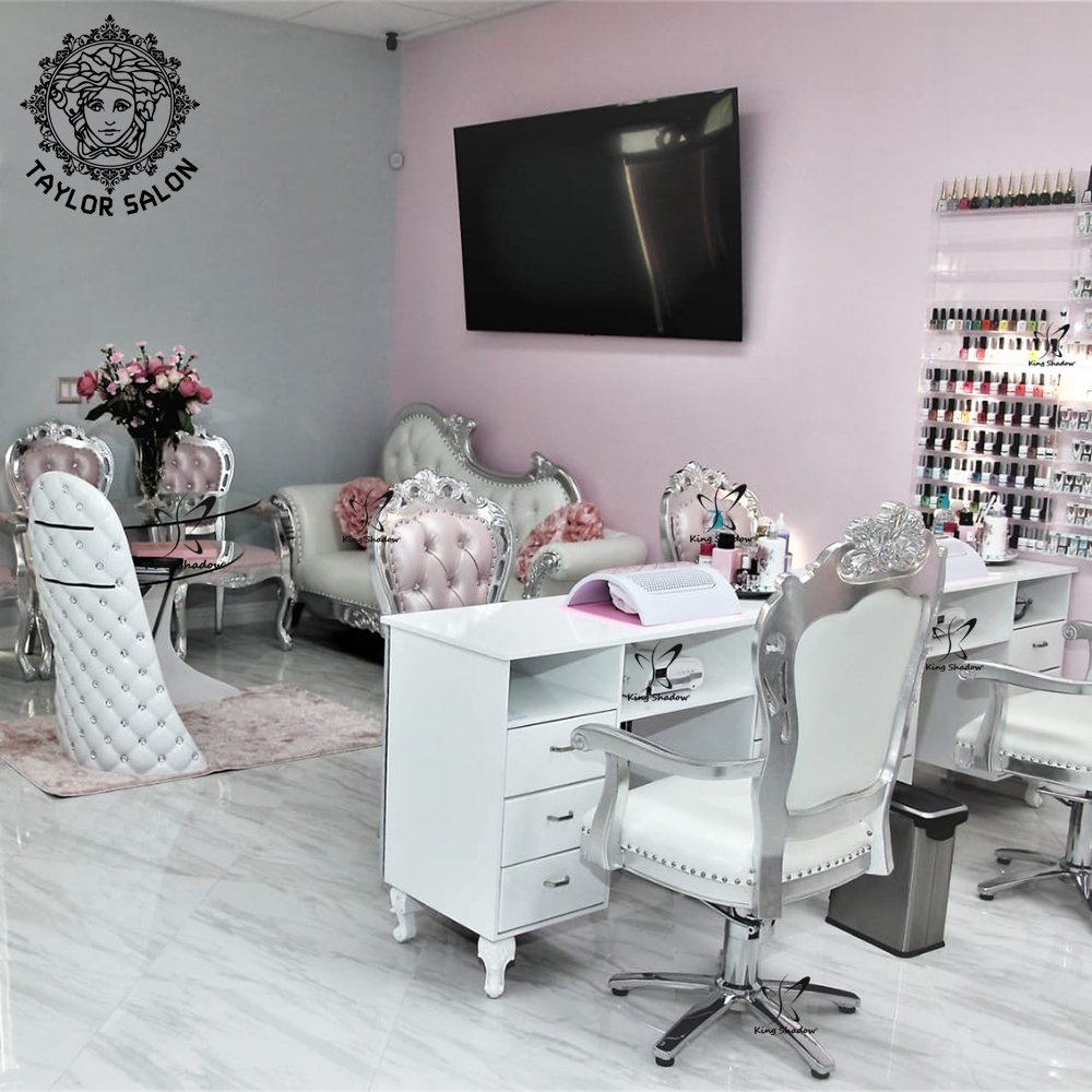 salon furniture equipment hair salon chair and mirror set barber styling chair