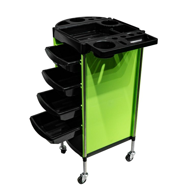 Storage Trolley On Wheels Hair Salon Trolley Rolling Cart Salon Furniture Beauty Hair Salon Equipment Trolley Cart