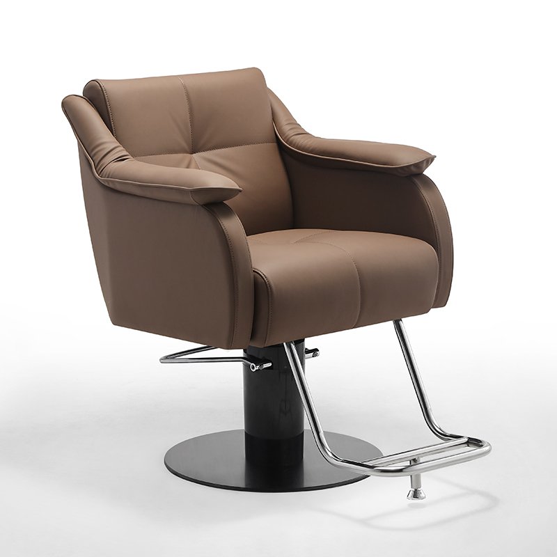 Barber Chair for Sale Hydraulic Salon Barber Chair Golden Hot Selling Barber Chairs Leather Wooden Packing