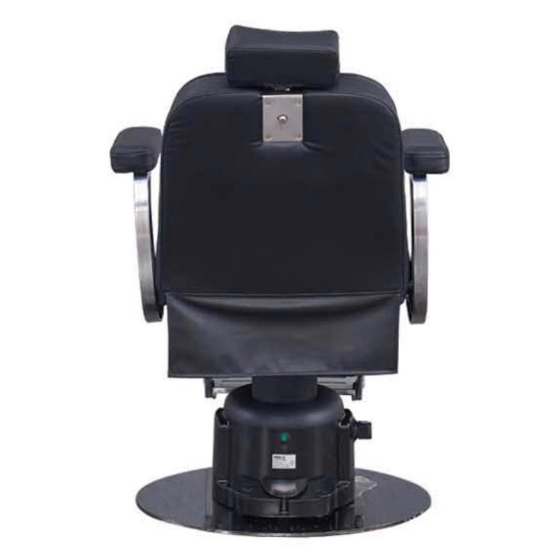 Innovative Electric Folding Barber Chair with Reclining Feature, Portable Hydraulic Design for Beauty and Salon Use