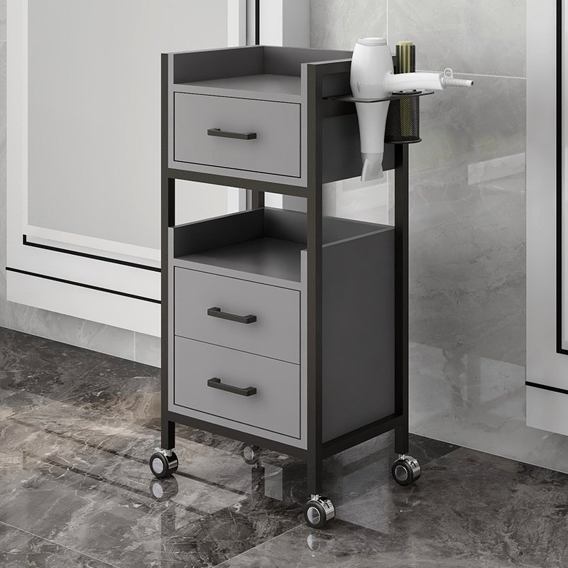 Salon Station Beautician Assistant Trolley Esthetician Cart With Wheels For Hairdressing Barbershop