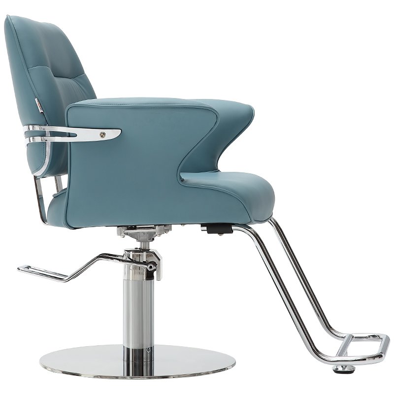 Electroplating retro barber chair hydraulic oil pump can be customized leather shop equipment