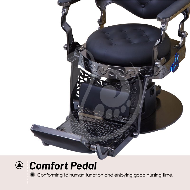Hair salon furniture heavy duty electric salon barber chair vintage hydraulic reclinable hairdressing chair for barbershop