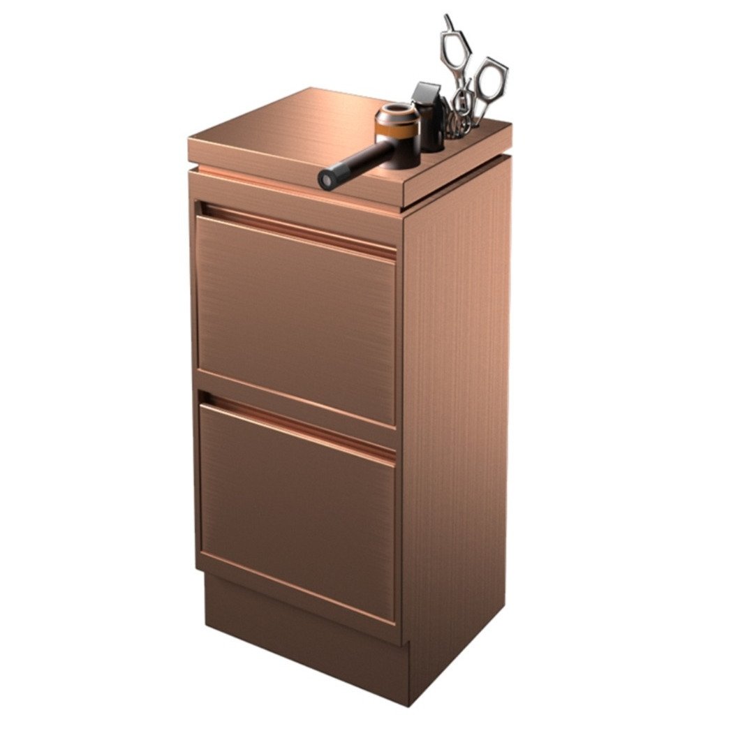 Salon Metal Frame Salon Furniture Barber Shop Cabinet Modern Gold Salon Tool Trolley Hairdresser quality tool cabinet