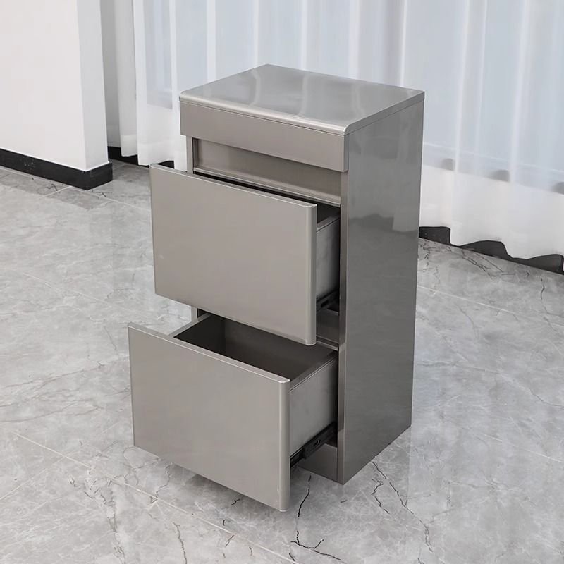 Salon Metal Frame Salon Furniture Barber Shop Cabinet Modern Gold Salon Tool Trolley Hairdresser quality tool cabinet
