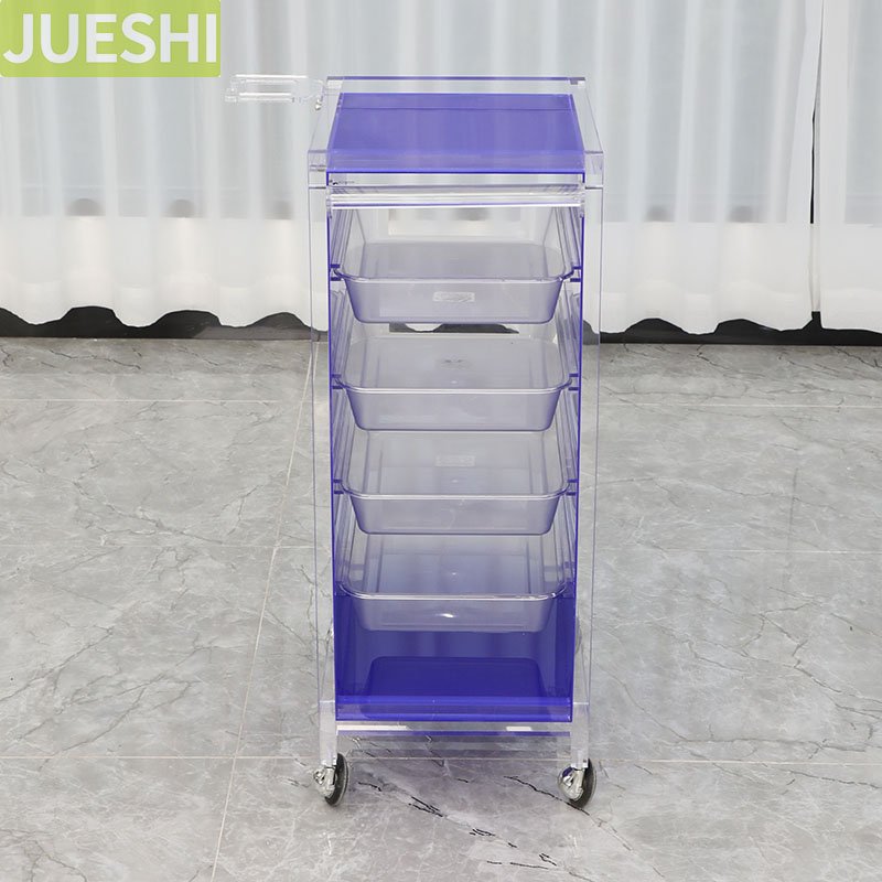 JUESHI Salon Equipment Cabinet With Tools Beauty Salon Special Tool Cabinet With Drawer Wooden Cabinet For Storing Beauty Tools
