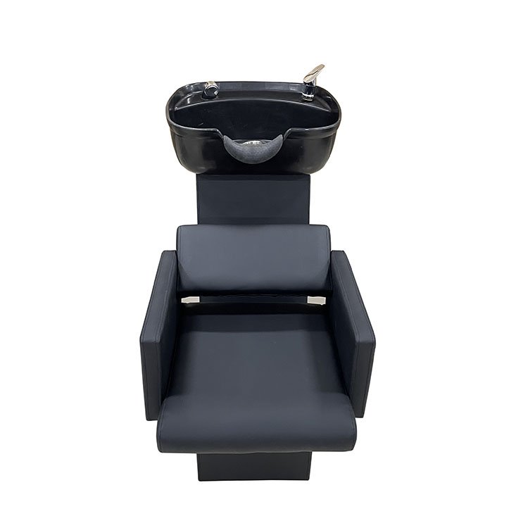 New Arrival Backwash Sink Chair Spa Salon Beauty Equipment Sample Salon Furniture Barber Chair Synthetic Leather Modern 1pc/ctn