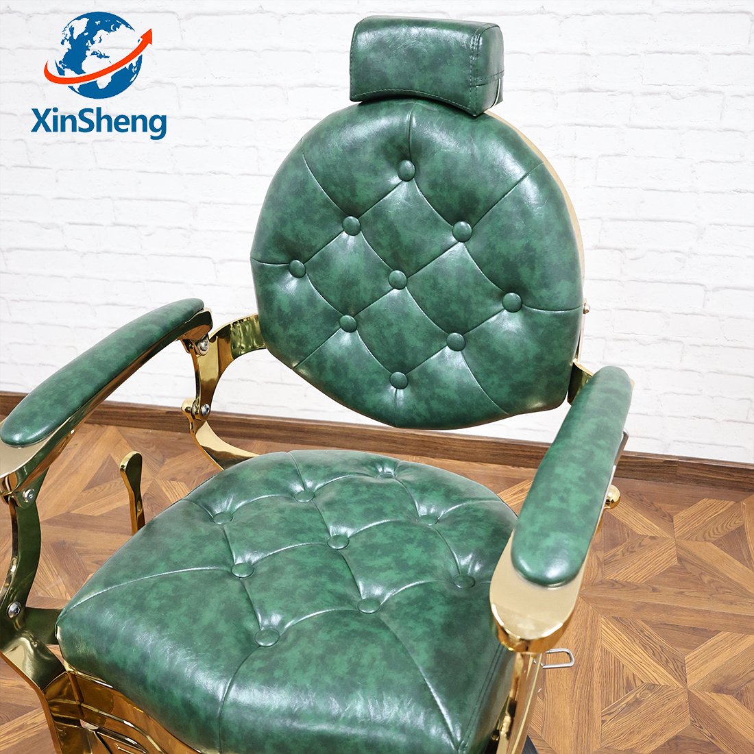 Hochey Luxury Comfortable Synthetic Leather Black Barber Chair from Factory for Hair/Beauty/Nail Salons