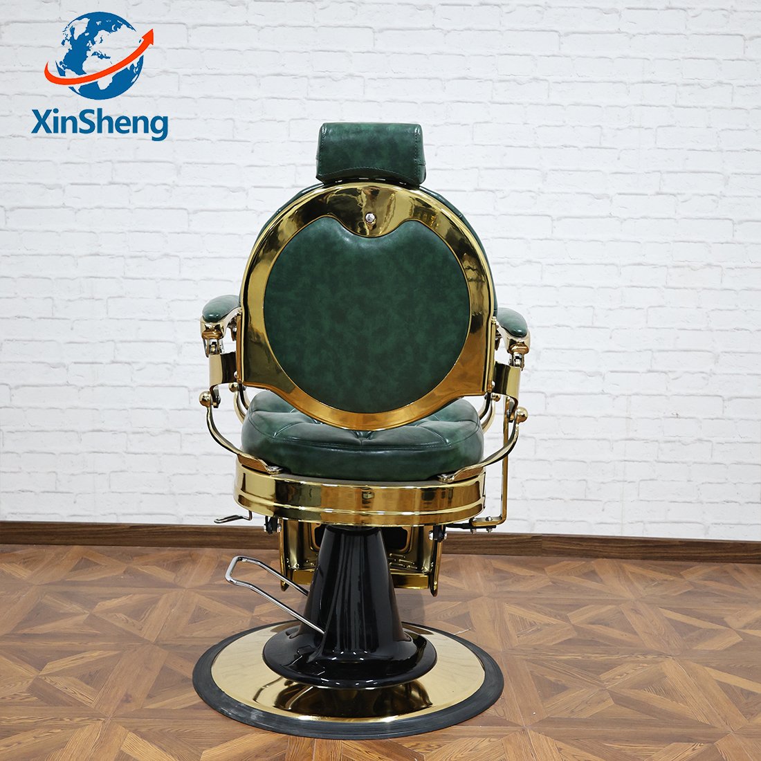 Hochey Luxury Comfortable Synthetic Leather Black Barber Chair from Factory for Hair/Beauty/Nail Salons