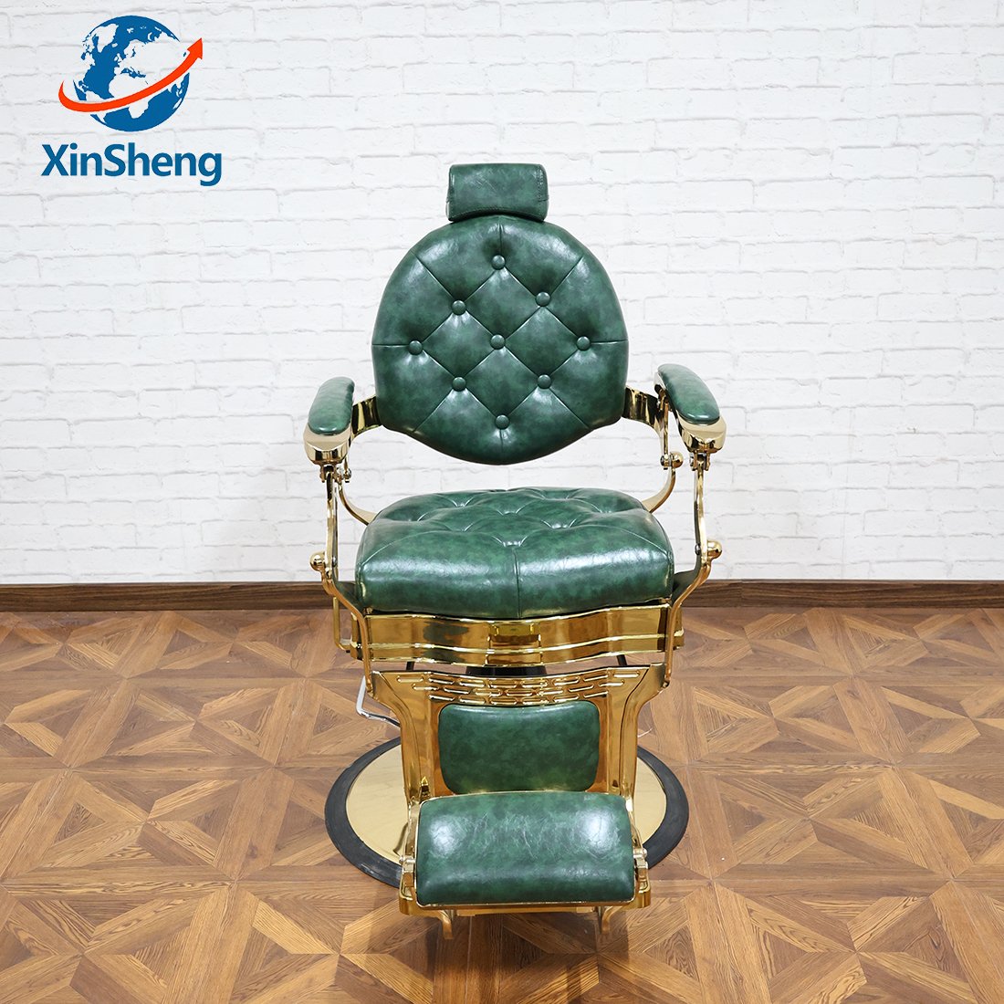Hochey Luxury Comfortable Synthetic Leather Black Barber Chair from Factory for Hair/Beauty/Nail Salons