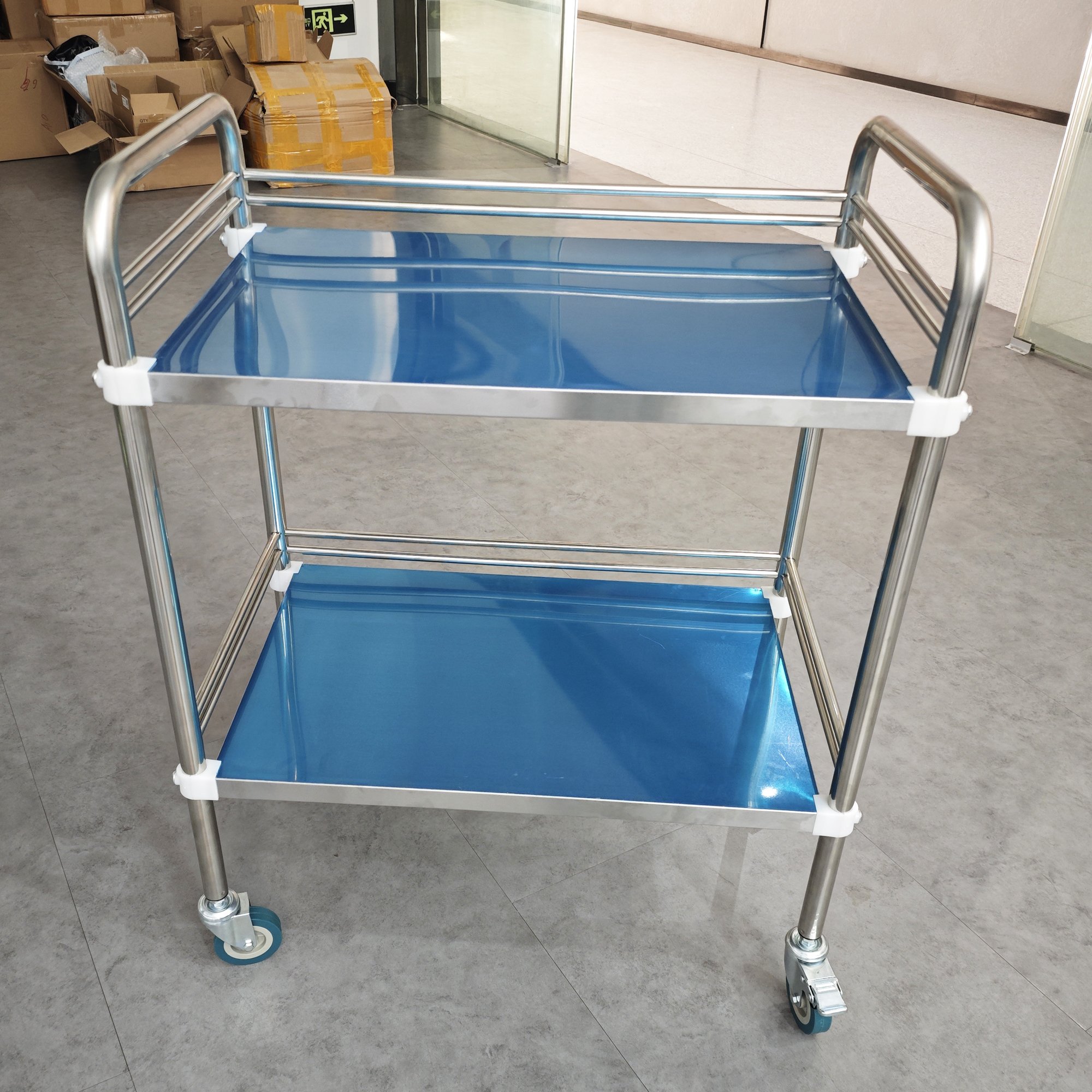 Multi-Function Stainless Steel Medical Cart Hospital Trolley Medical trolley Cart For Hospital Or Clinic