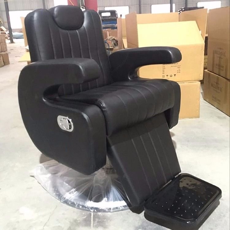 2023 Hot-sale barbershop chair equipment hydraulic salon barber chair wholesale hairdressing furniture