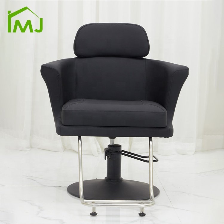 Unique design black leather styling chairs Portable hair Salon barber Chair