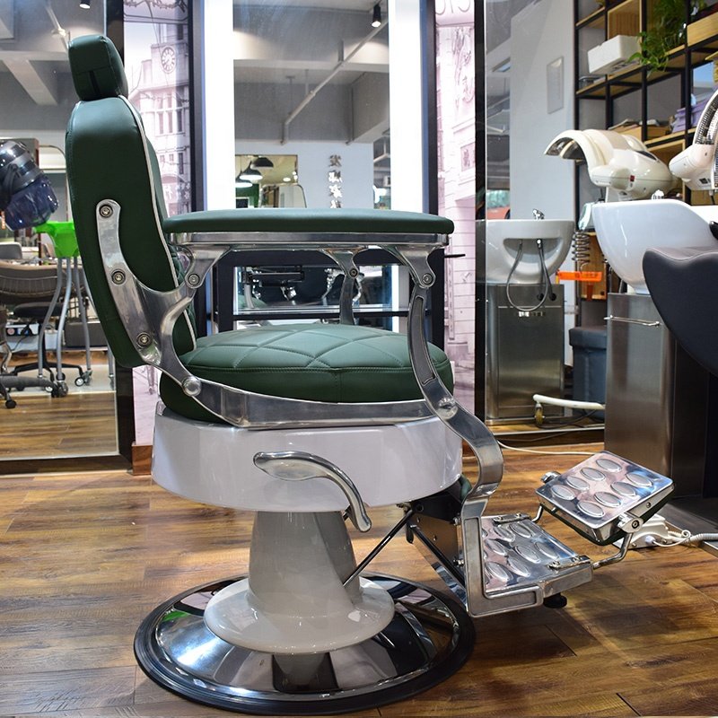 European style salon old woman vintage men's supplies pu leather hydraulic pump hairdressing barber chair
