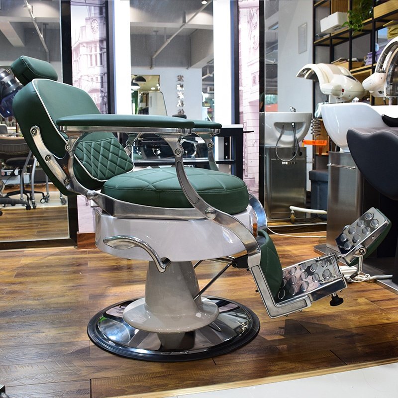 European style salon old woman vintage men's supplies pu leather hydraulic pump hairdressing barber chair