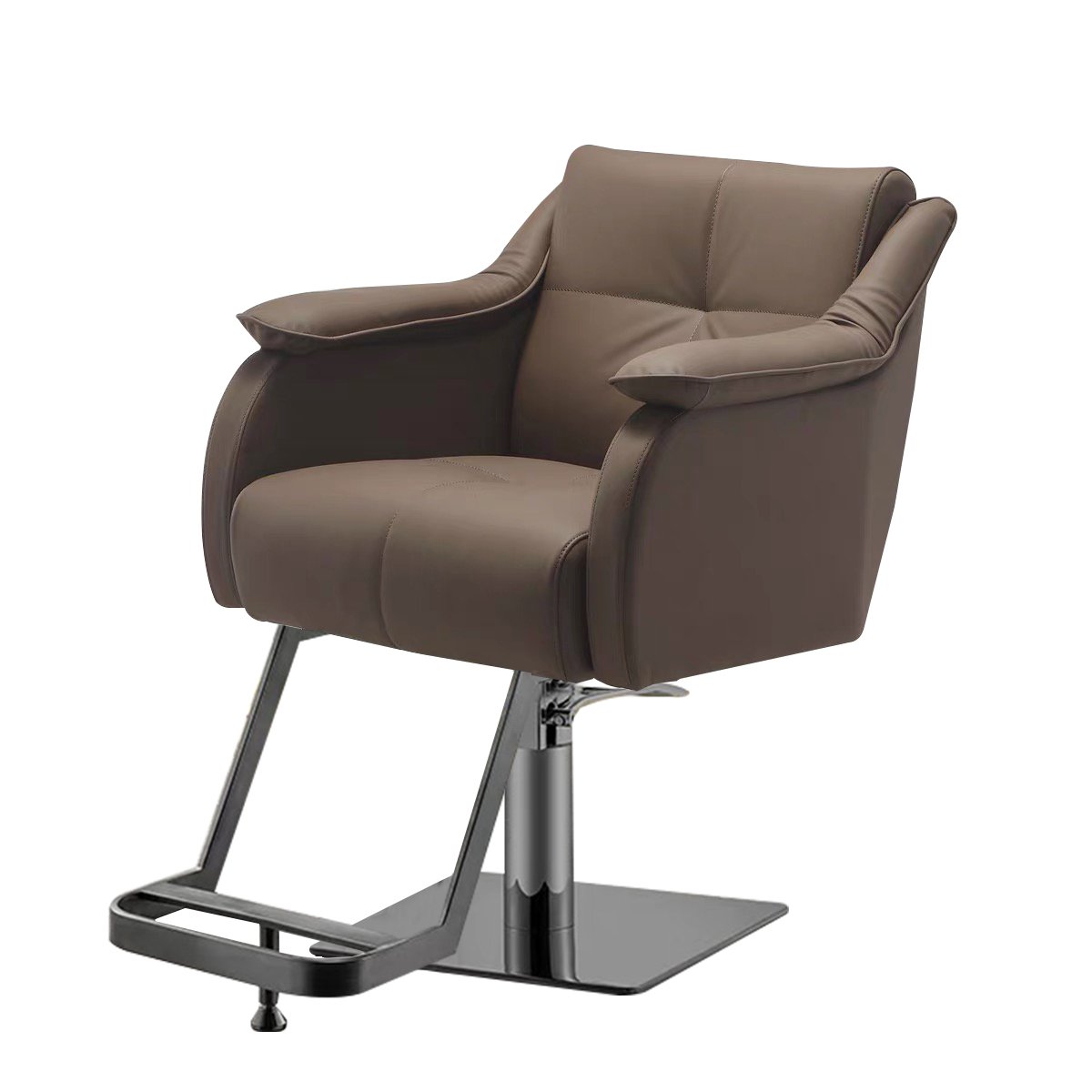 HG Barber Chair Dimensions Cheap Wholesale Beauty Salon Hydraulic Red Leather Duty OEM Hair Heavy Packing Furniture Pump Color