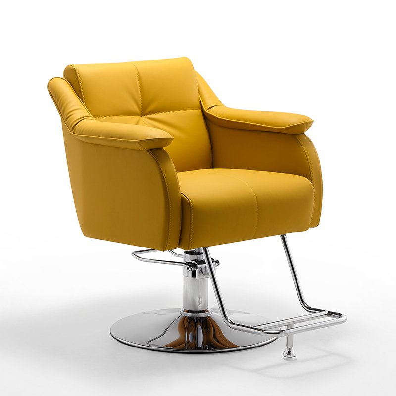 HG Barber Chair Dimensions Cheap Wholesale Beauty Salon Hydraulic Red Leather Duty OEM Hair Heavy Packing Furniture Pump Color
