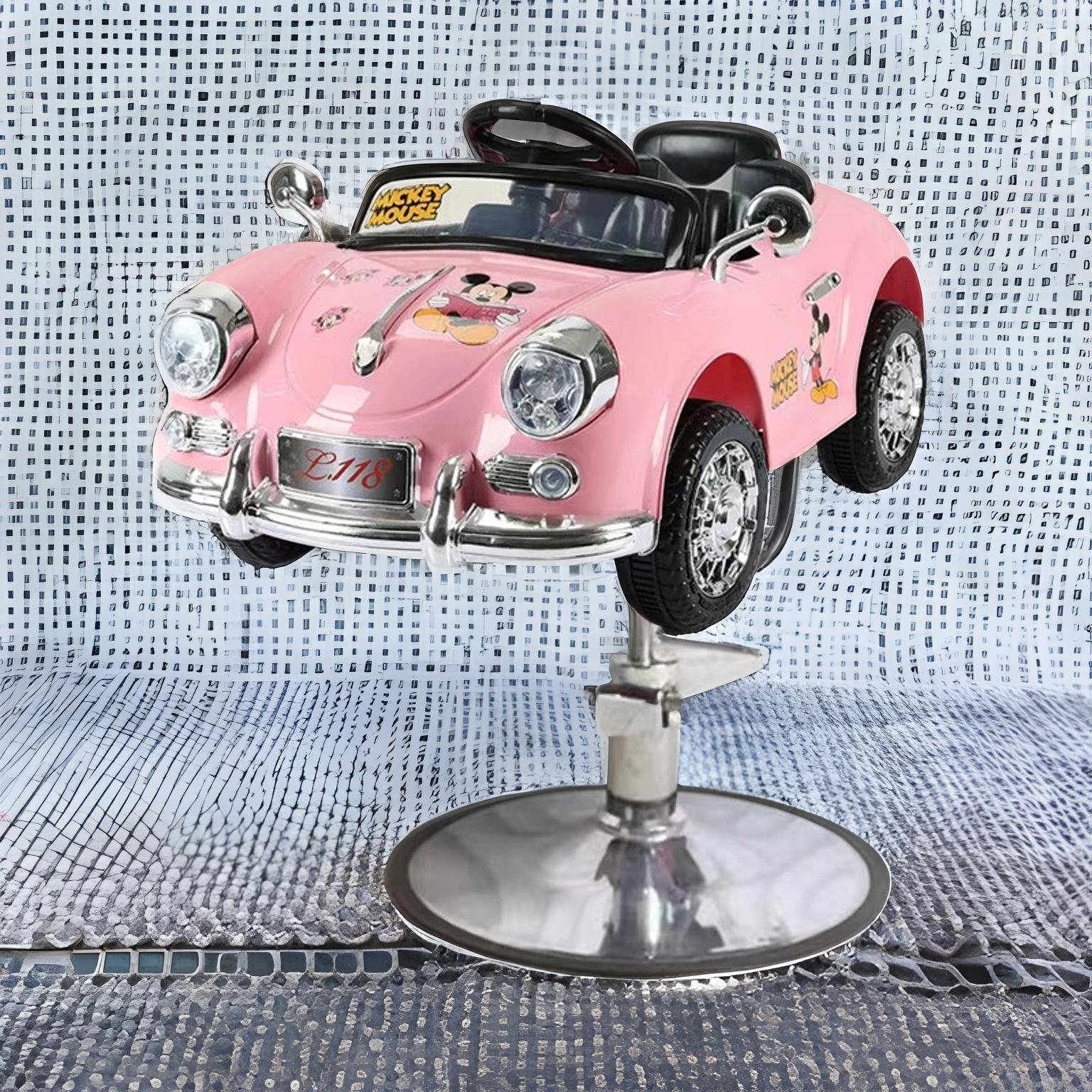 New arrival wholesale latest children barber chair custom hair salon kids car barber chair
