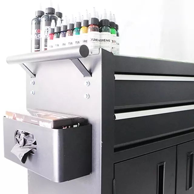 OEM Available Professional Premium Tattoo Work Station Tattoo Rolling Trolley Cart Tattoo Working Cabinet Cart