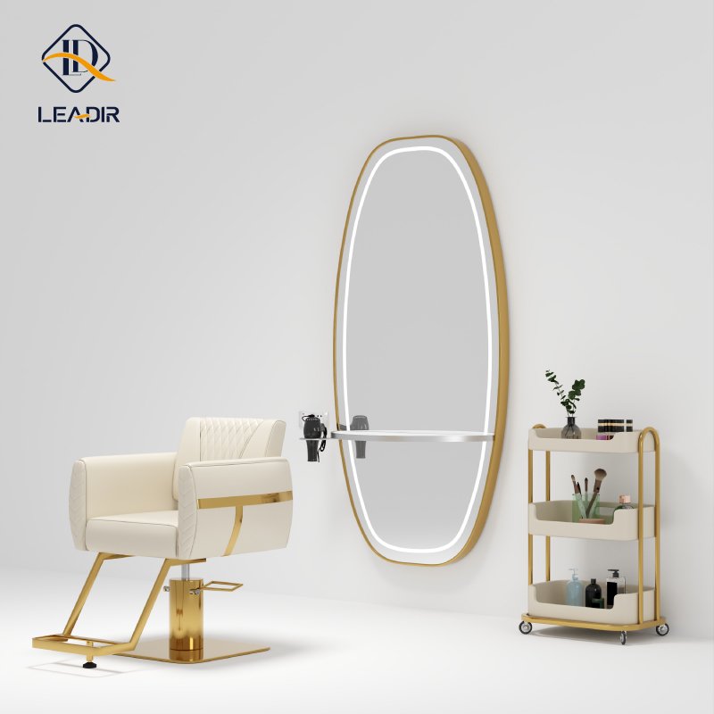Leadir Modern High quality salon chairs styling chair hair salon antique covers hairdresser white barber chair
