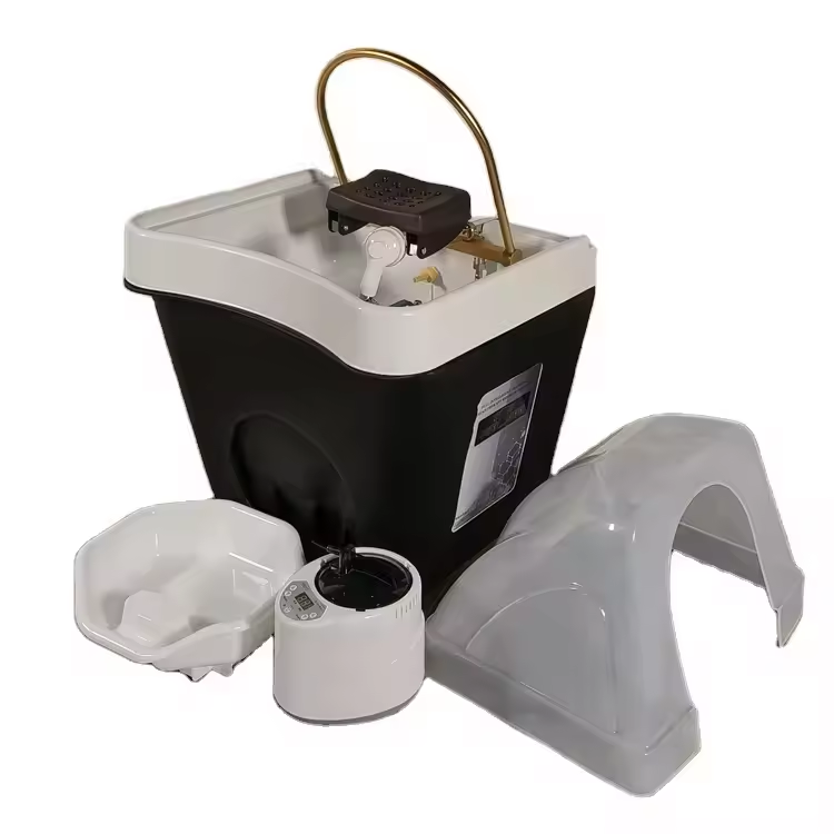 Portable shampoo basin water tank head therapy no plumbing and steamer high quality shampoo bowl